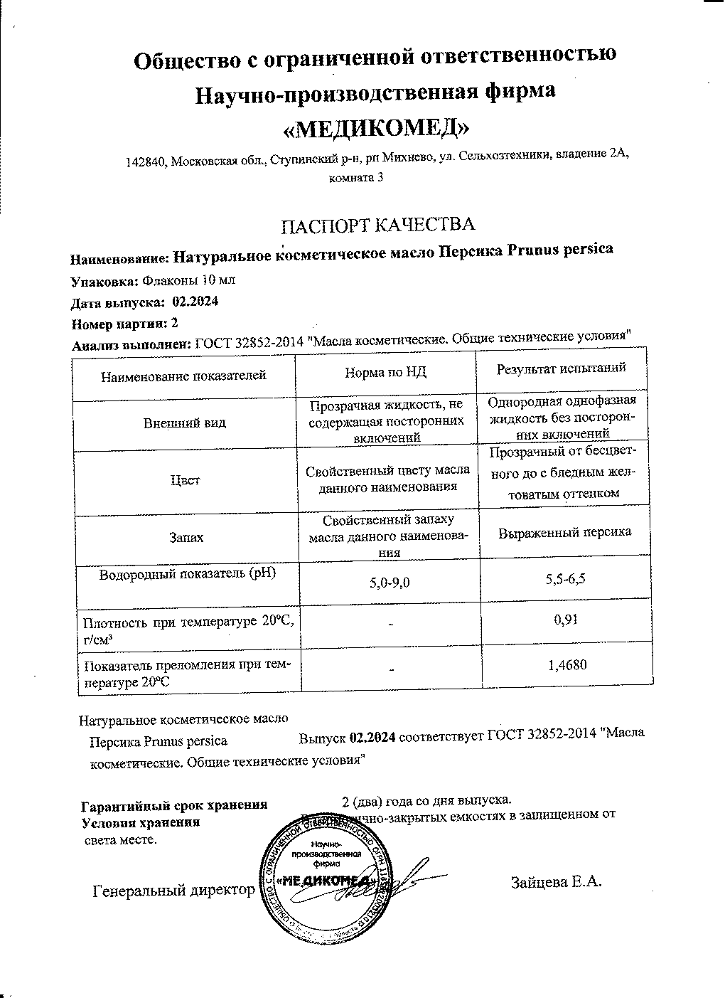 Паспорт №022024